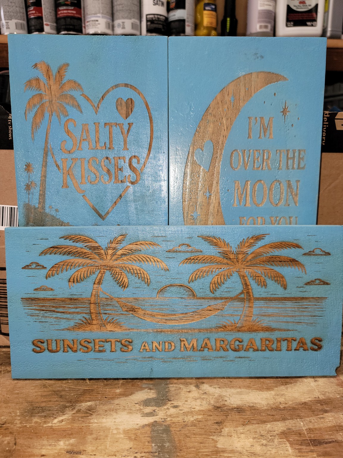 Personalized sunset signs
